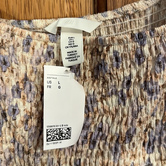 Puffy Short Sleeve Floral Mini Dress - Picture 3 of 4